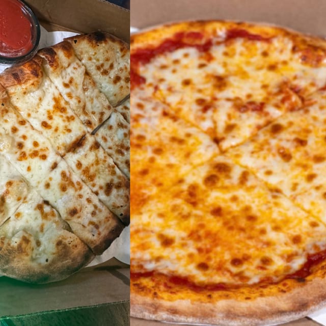 Large cheese & Wizard sticks..