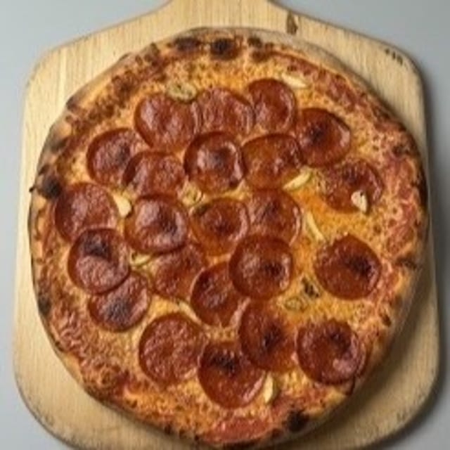 Small Pepperoni Pizza.