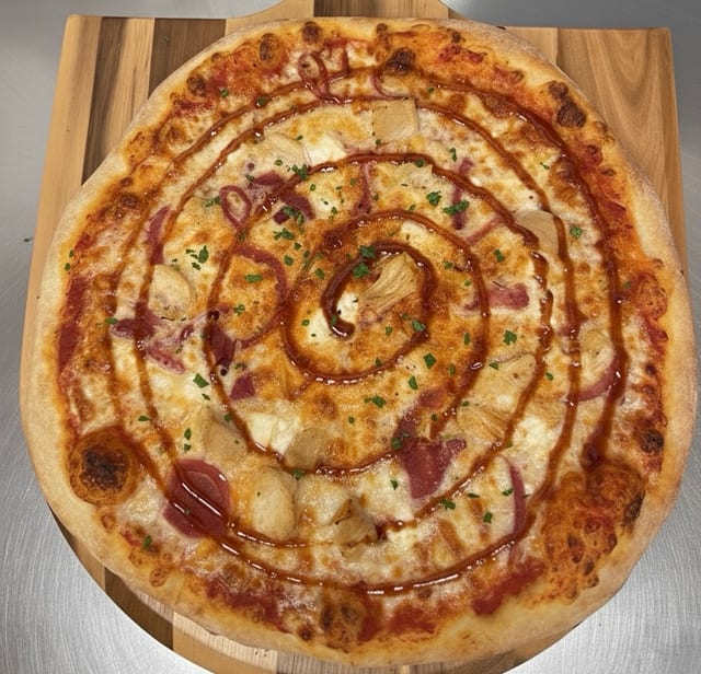 Small Wicked Witch Pizza.